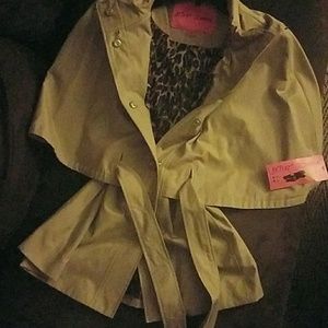 Betsey Johnson cape jacket